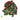 Regency UV Geranium Hanging Bush Red 27" - Silk