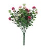 Select UV Mini Pom Bush Fuchsia/Pink 12" - Uncategorized Silk