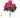 Regency UV Real Touch Geranium Bush Hot Pink 17" - Silk
