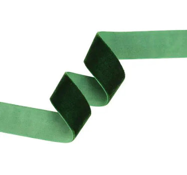 La Ribbons Velvet Ribbon Spruce 1"Wx10yd - Ribbons & Trim Ribbon