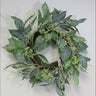 Viewing Leaf Berry Wreath Green 22" - Evergreen Home and Floral