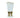 A&B White-Gold Ceramic Bow Vase 6" x 12 - Vases Merchandise
