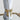 A&B White-Gold Ceramic Bow Vase 6" x 12 - Vases Merchandise