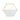 Deco Marché White Metal Geometric Hanging Planter Small 9"H - Planters Merchandise