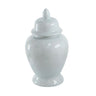 A&B White Porcelain Ginger Jar with Lid 20" - Vases Merchandise
