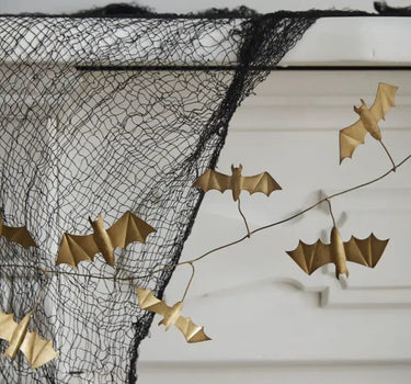 Winged Bat Garland 72"