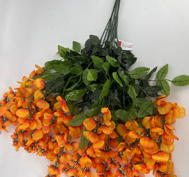 Wisteria Hanging Bush Pumpkin - Evergreen Home and Floral