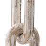 Special T Wood Chain Candle Holder 4"H x 13.5"D - Candle Holders Merchandise