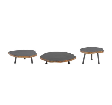 Melrose Wood/Iron Pedestal Riser (3 Sizes) - Uncategorized Merchandise
