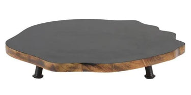 Melrose Wood/Iron Pedestal Riser (3 Sizes) - Uncategorized Merchandise