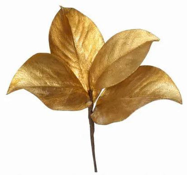 Gold Magnolia Leaf Pick 11''