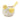 Napco Yellow-White Floral Bird Planter 7"L x 3.25"H - Planters Merchandise